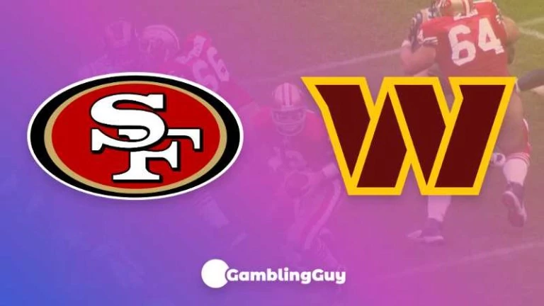 Left: San Francisco 49ers, Right: Washington Commanders, tags: 49ers straight - CC