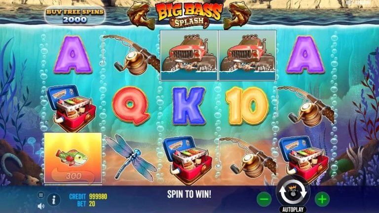 Play Big Bass Splash on Stake.us Social Casino