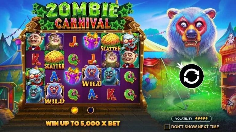 Play Zombie Carnival on Stake.us Social Casino
